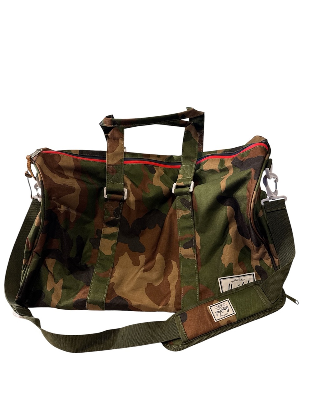 The Herschel Supply Co Novel Duffle and weekender bag in Camouflage NWOT